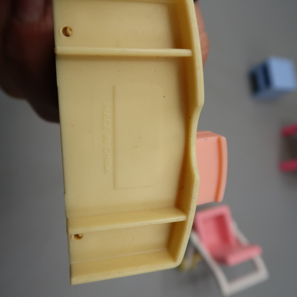 Fisher Price Dollhouse Couch, Stroller, unbranded dresser table Toy Lot - Picture 8 of 8